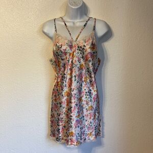 Victoria's Secret Floral Chemise Medium